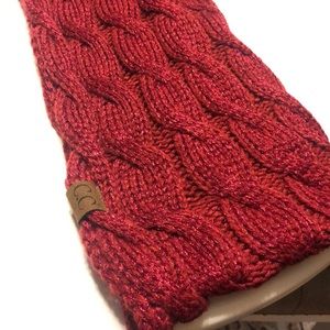 C.C burgundy infinity scarf